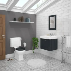 Chatsworth Traditional Graphite 560mm Wall Hung Vanity -Ideal Standard Store cwh560blk detail3