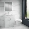 EcoDelux Metro Water Saving Close Coupled Toilet + Soft Close Seat -Ideal Standard Store ecometcc d5