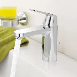 Grohe Solido Euro/Arena COMPLETE Wall Hung Suite (600mm Basin + Cosmo Smart Tap) -Ideal Standard Store eurwhpak1 d6