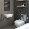 Grohe Solido Euro/Arena COMPLETE Wall Hung Suite (600mm Basin + Cosmo Smart Tap) -Ideal Standard Store eurwhpak1 nd2