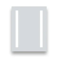 Brooklyn 390 X 500mm Battery Operated Illuminated LED Mirror -Ideal Standard Store gs3x5bt d1n