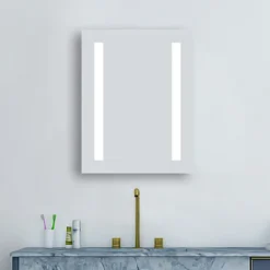 Brooklyn 390 X 500mm Battery Operated Illuminated LED Mirror -Ideal Standard Store gs3x5bt d3n