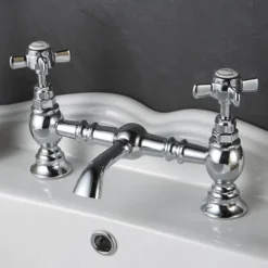 Nuie Luxury Beaumont Bridge Basin Mixer - Chrome -Ideal Standard Store i315xai