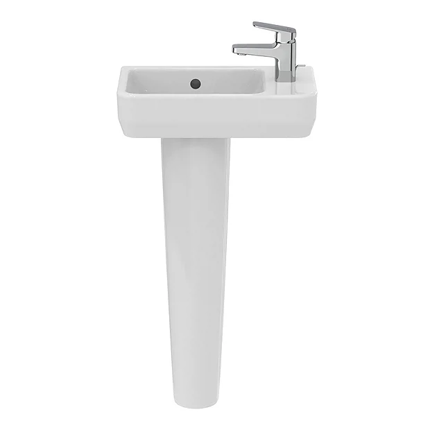 Ideal Standard I.Life S 450mm Right Hand 1TH Washbasin + Full Pedestal 3 Ideal Standard I.Life S 450mm Right Hand 1TH Washbasin + Full Pedestal