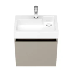 Milan Juno 500 X 360mm Stone Grey Wall Hung Vanity Unit -Ideal Standard Store jn5sgnd1