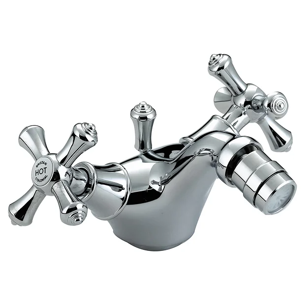 Bristan - Colonial Mono Bidet Mixer W/ Pop Up Waste - Chrome Plated 3 Bristan - Colonial Mono Bidet Mixer W/ Pop Up Waste - Chrome Plated