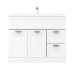 Keswick White 1015mm Traditional Floorstanding Vanity Unit -Ideal Standard Store keswht100 d3