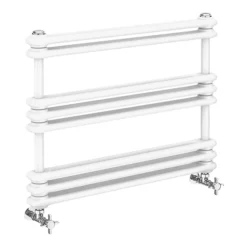 Keswick 800 X 612 Cast Iron Style Traditional White Towel Rail -Ideal Standard Store keswht68 n l