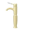 Lancaster Traditional Brushed Brass Tall Mono Basin Mixer -Ideal Standard Store lbb8t d4