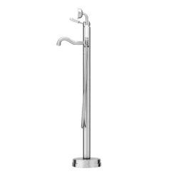 Lancaster Traditional Chrome Single Lever Freestanding Bath Shower Mixer -Ideal Standard Store lch8fs d4