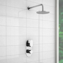 Bosa Modern Twin Concealed Thermostatic Shower Valve -Ideal Standard Store lsv91 detail2