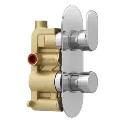 Bosa Modern Twin Concealed Thermostatic Shower Valve -Ideal Standard Store lsv91d4
