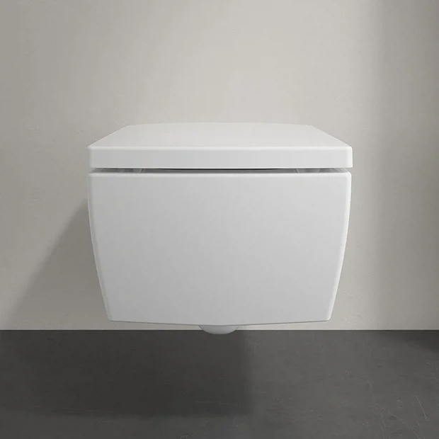 Villeroy & Boch Villeroy And Boch Memento 2.0 DirectFlush Rimless Wall Hung Toilet + Soft Close Seat 3 Villeroy & Boch Villeroy And Boch Memento 2.0 DirectFlush Rimless Wall Hung Toilet + Soft Close Seat