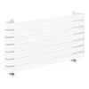 Milan Curved White 1000 X 500 Horizontal Designer Flat Panel Heated Towel Rail 2 Milan Curved White 1000 X 500 Horizontal Designer Flat Panel Heated Towel Rail -Ideal Standard Store mctr5105w3 d3