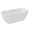 Mileto 1700 X 800 Curved Back To Wall Modern Bath With Chrome Waste -Ideal Standard Store mfb61c d4