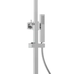 Milan Deluxe Cool Touch Square Thermostatic Shower (300 X 300mm Head - Chrome) -Ideal Standard Store mil2ct d2