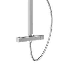 Milan Deluxe Cool Touch Square Thermostatic Shower (300 X 300mm Head - Chrome) -Ideal Standard Store mil2ct d3