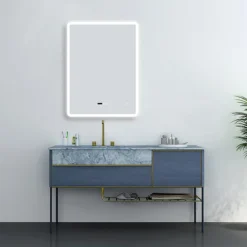 Toreno 600 X 800mm LED Bluetooth Mirror Incl. Shaver Socket + Anti-Fog -Ideal Standard Store mir010n d3