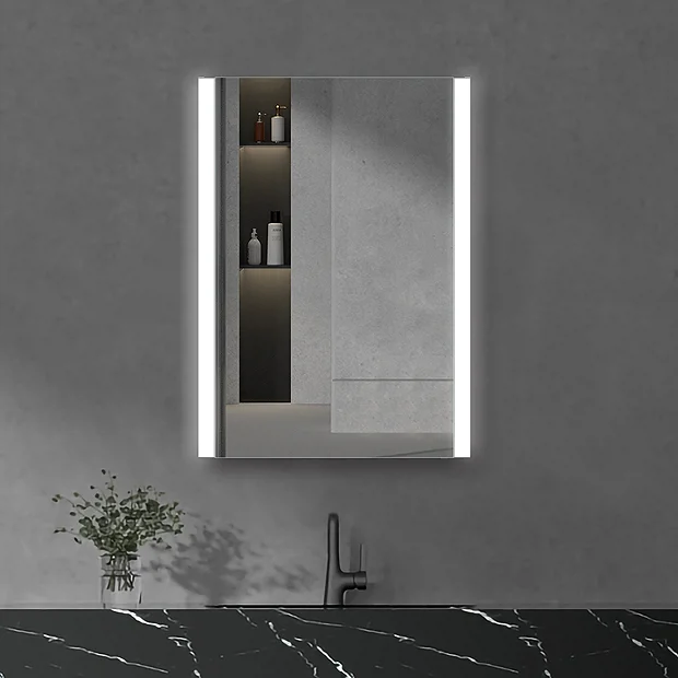 Toreno 500x700mm LED Illuminated Bluetooth Mirror Cabinet With Motion Sensor, Shaving Socket & Anti-Fog 4 Toreno 500x700mm LED Illuminated Bluetooth Mirror Cabinet With Motion Sensor, Shaving Socket & Anti-Fog - Image 2