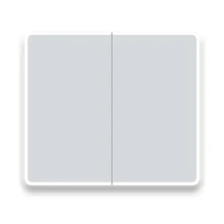 Toreno 700 X 800mm LED Illuminated 2-Door Mirror Cabinet With Motion Sensor, Shaving Socket & Anti-Fog -Ideal Standard Store mir402 d1