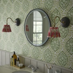 Heritage Newick Black 590mm Illuminated Circular Mirror With Demister Pad