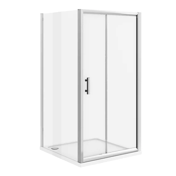 Toreno 8mm Rectangular Sliding Door Shower Enclosure - Easy Fit 3 Toreno 8mm Rectangular Sliding Door Shower Enclosure - Easy Fit