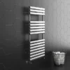 Monza 500 X 1120mm Oval Heated Towel Rail (incl. Valves + Electric Heating Kit) -Ideal Standard Store mzss7 n l