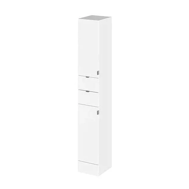 Hudson Reed 300x355mm Tall White Gloss Full Depth Tower Unit 4 Hudson Reed 300x355mm Tall White Gloss Full Depth Tower Unit - Image 2