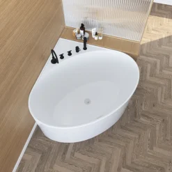 Poco Corner Modern Freestanding Bath (1000 X 1000mm) -Ideal Standard Store pfb615c l