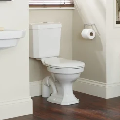 Heritage - Granley Deco Close Coupled Standard Height WC & Portrait Cistern