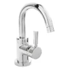 Hudson Reed Tec Single Lever Side Action Cloakroom Basin Mixer Tap Inc. Push Button Waste -Ideal Standard Store pn386 l