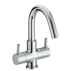 Bristan - Prism Contemporary 2 Handle Basin Mixer (no Waste) - Chrome