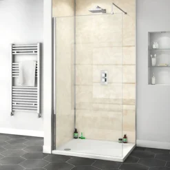 Orion Travertine Marble Shower Wall Panel - 2400 X 1000mm