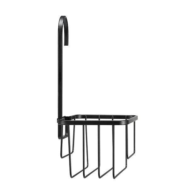 Croydex Matt Black Hook Over Shower Caddy 6 Croydex Matt Black Hook Over Shower Caddy - Image 4