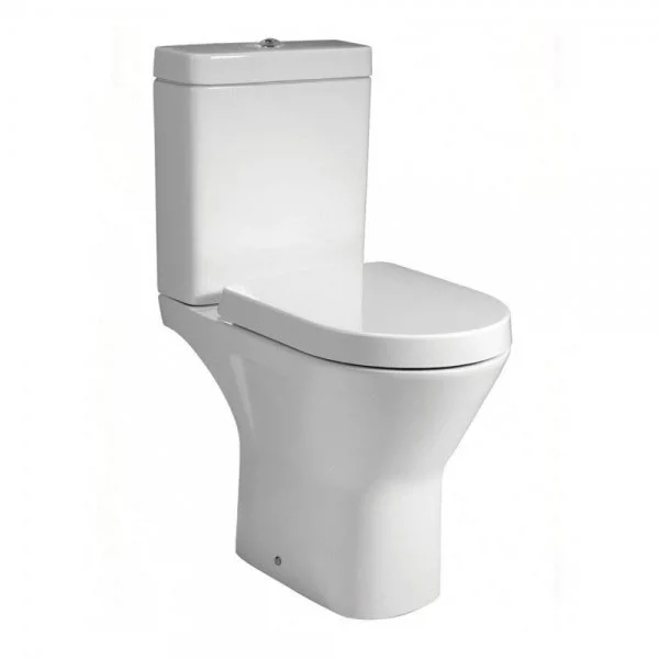 RAK Resort Maxi Rimless Close Coupled Full Access Toilet + Quick Release Soft Close Urea Seat 4 RAK Resort Maxi Rimless Close Coupled Full Access Toilet + Quick Release Soft Close Urea Seat - Image 2