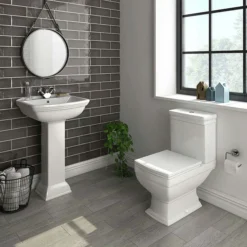 Rydal Traditional Basin + Pedestal (1 Tap Hole) -Ideal Standard Store rydaltraditionalbasinnd1