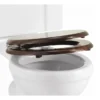 Burlington Soft Close Mahogany Toilet Seat