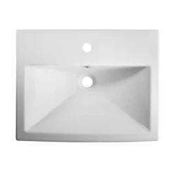 Tavistock Courier 600mm Semi-Countertop Unit & Basin - Gloss White -Ideal Standard Store scsb700s