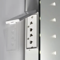 Sensio Sienna 390 X 500mm LED Mirror With Demister Pad & Shaving Socket -Ideal Standard Store se30696c0.1 d3