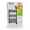 TCP Smart 500W Black 800 X 500mm Wi-Fi Energy Saving Electric Only Towel Radiator