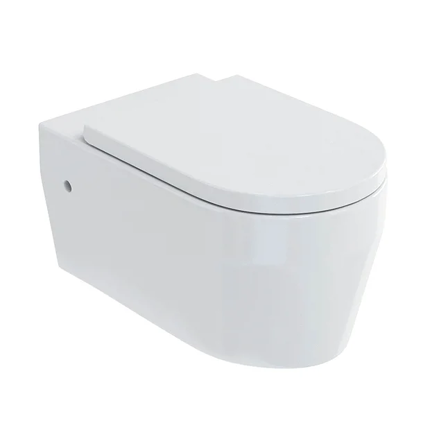 Britton Bathrooms Stadium Wall Hung Pan + Soft Close Seat 3 Britton Bathrooms Stadium Wall Hung Pan + Soft Close Seat - Image 2