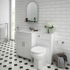 Chatsworth Traditional 700 X 490mm Arched Mirror With Glass Shelf - Chrome 7 Chatsworth Traditional 700 X 490mm Arched Mirror With Glass Shelf - Chrome -Ideal Standard Store tmcs02 d1