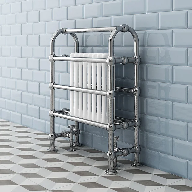 Crosby Traditional Freestanding Towel Rail Column Radiator (850 X 673mm) 3 Crosby Traditional Freestanding Towel Rail Column Radiator (850 X 673mm)