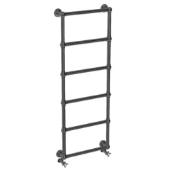 Bloomsbury Black Nickel 1548 X 498mm Wall Mounted Towel Rail