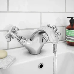 Chatsworth 1928 Traditional Crosshead Mono Basin Mixer Tap -Ideal Standard Store trad05d d3