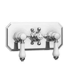 Trafalgar Traditional Triple Concealed Thermostatic Shower Valve With Diverter -Ideal Standard Store traf3sv d1