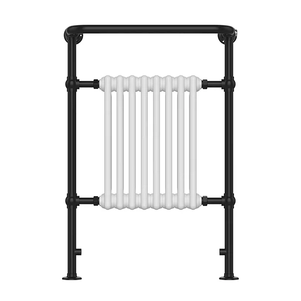 Chatsworth Savoy Matt Black Traditional Heated Towel Rail Radiator 3 Chatsworth Savoy Matt Black Traditional Heated Towel Rail Radiator