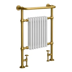 Chatsworth Savoy Brushed Gold Traditional Heated Towel Rail Radiator 6 Chatsworth Savoy Brushed Gold Traditional Heated Towel Rail Radiator -Ideal Standard Store trd01vg lrg