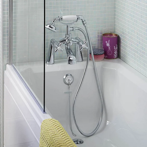 Heritage - Ryde Bath Shower Mixer - Chrome 3 Heritage - Ryde Bath Shower Mixer - Chrome