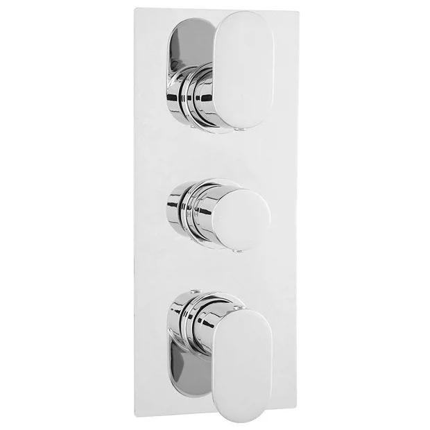 Ultra Ratio Concealed Thermostatic Triple Shower Valve 4 Ultra Ratio Concealed Thermostatic Triple Shower Valve - Image 2